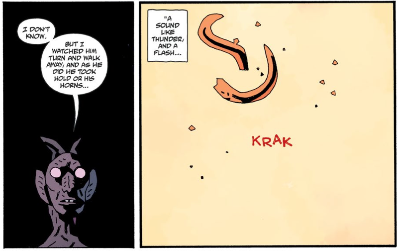 Illustration for article titled Mike Mignola puts his signature creation to rest in Hellboy In Hell #10